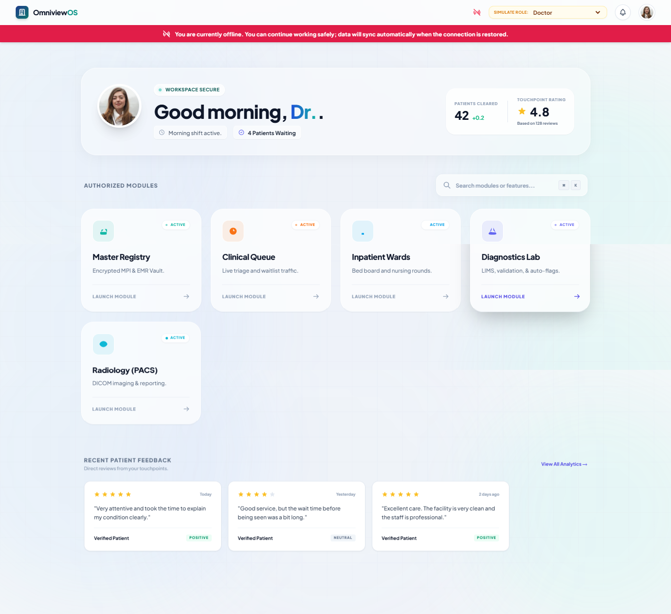 Offline Mode Banner UI